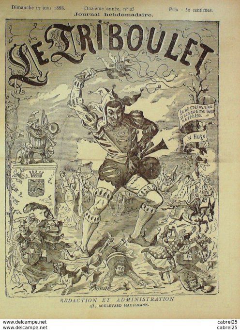 Le Triboulet 1888 n°25 IBI GRELOT BLASS LILIO BARABANDY