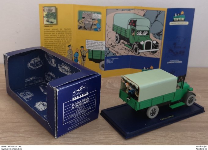 Tintin l'Oreille cassée camion militaire Stewart 1930 Atlas 1:43