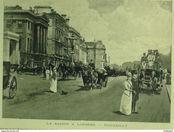 Soleil du Dimanche 1895 n°28 Montmartre usine Godillot Londres Picadilly Chouans
