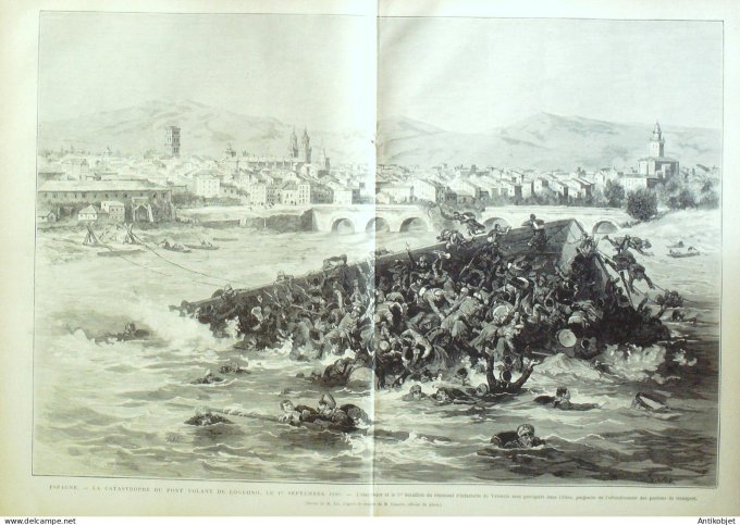 Le Monde illustré 1880 n°1225 Espagne Logrono Grèce Armée hellénique