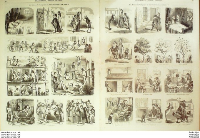 L'Illustration 1849 n°341 Mairie 9e Comte PASKIEWITSCH prince de VARSOVIE STRASBOURG (67) EPERNAY (5