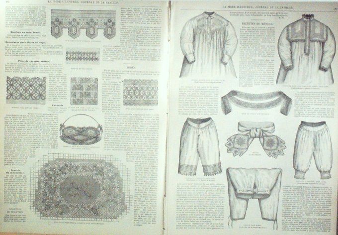 Journal Mode illustrée 1869 # 36 Talma à capuchon