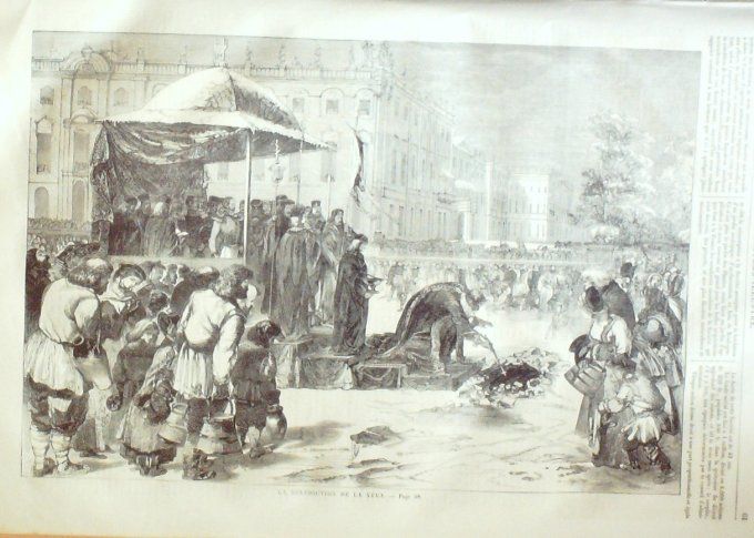 L'Univers illustré 1859 #  36 Récepteur de Morse Prêtre d'église Grecque la Néva