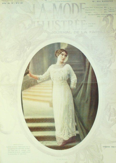Journal Mode illustrée 1911 # 36 Robe de bal
