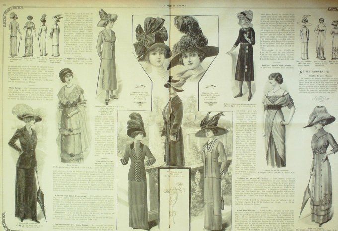 Journal Mode illustrée 1911 # 36 Robe de bal