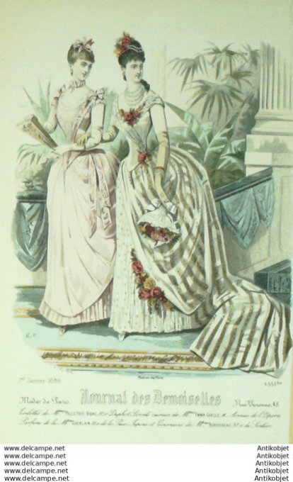 Journal de Demoiselles 1886 # 4553b (Maison Pelletier-Vidal)