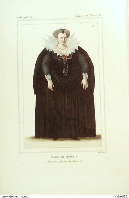 De Medicis Marie Femme De Henri Iv 16ème 1852