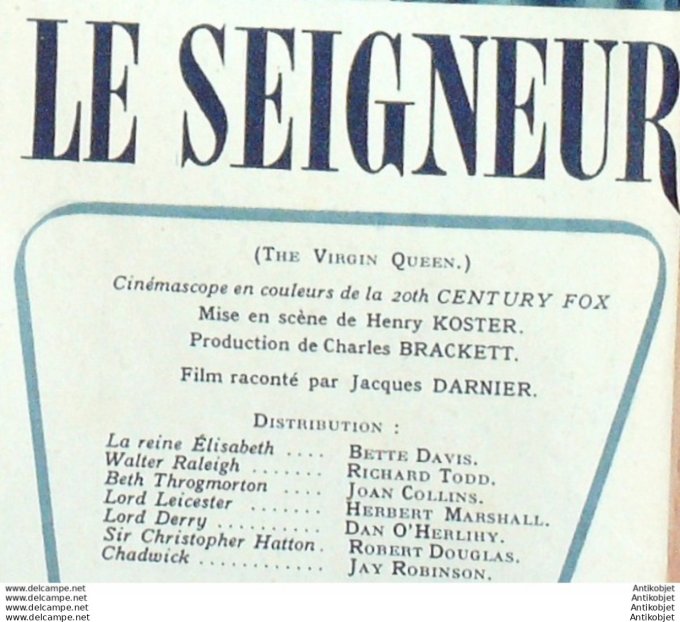 Film complet 560 56-04-12 Le seigneur de l'aventure Bette Davis Richard Todd