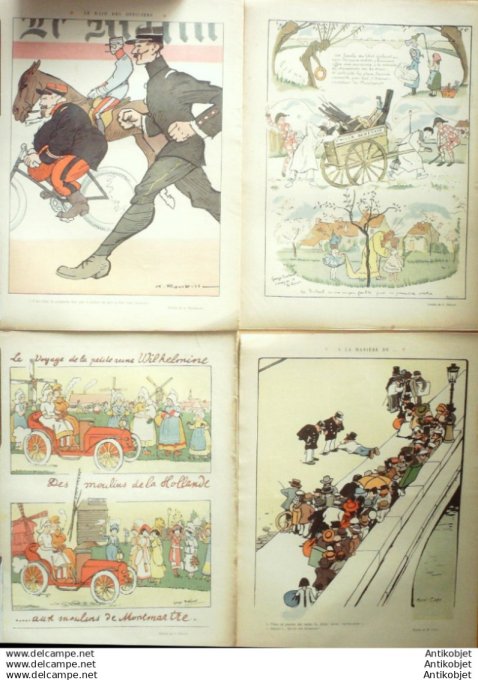 Le Rire 1912 lot 4 revues Gerbault Avelot Ostoya Ray Fau Villemot Flores Delaw