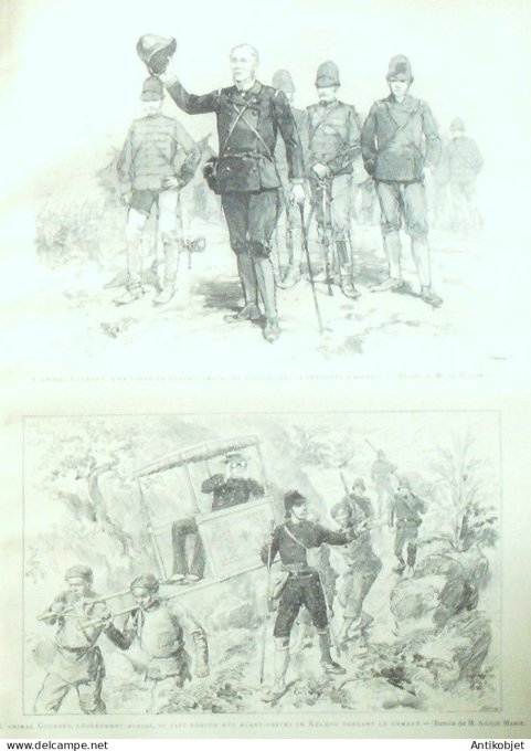 Le Monde illustré 1885 n°1485 Abbeville (80) Saint-Vulfran îles Carolines