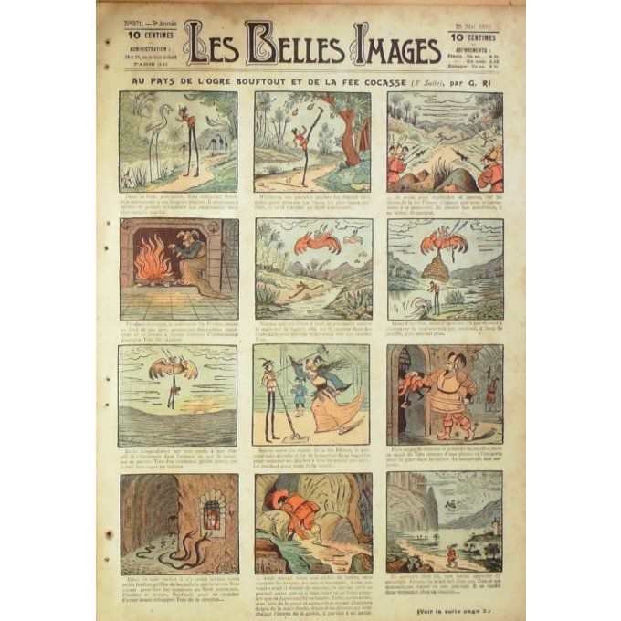 Les belles images 1911 n° 71 LE DIRIGEABLE