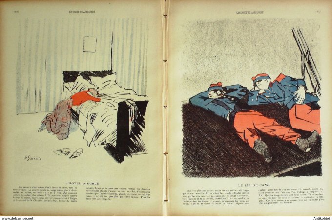 L'Assiette au beurre 1909 # 435 Les lits Galanis