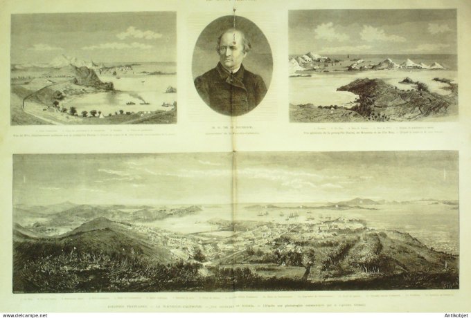 Le Monde illustré 1873 n°854 Espagne Valence Alméria Cartagène Nouvelle Calédonie Nouméa Tarbes (65)