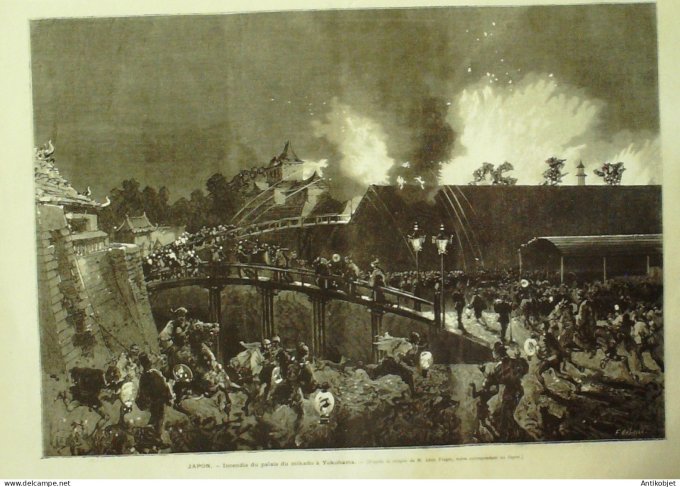 Le Monde illustré 1873 n°854 Espagne Valence Alméria Cartagène Nouvelle Calédonie Nouméa Tarbes (65)