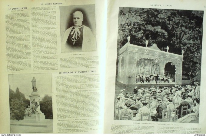 Le Monde illustré 1902 n°2367 Compiègne (60) Venise Campanile Suisse Berne Dole (39)