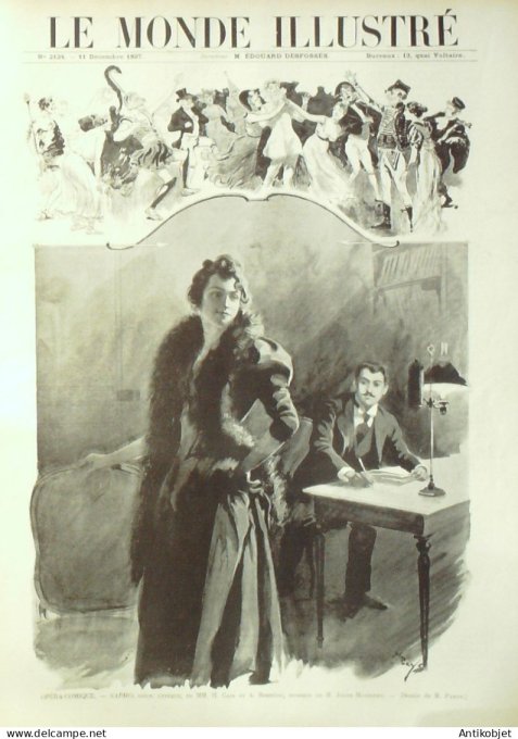 Le Monde illustré 1897 n°2124 Rep.Tchèque Prague Gare Invalides Esterhazy Expo 1900