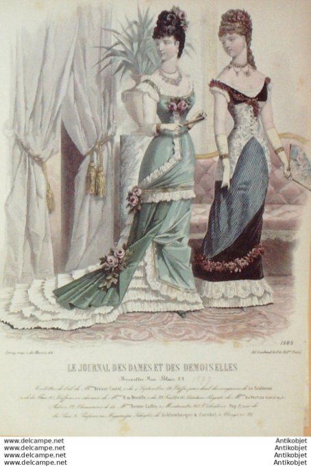 Journal des Dames Demoiselles 1878 # 1585 (Maison Bréant-Castel)