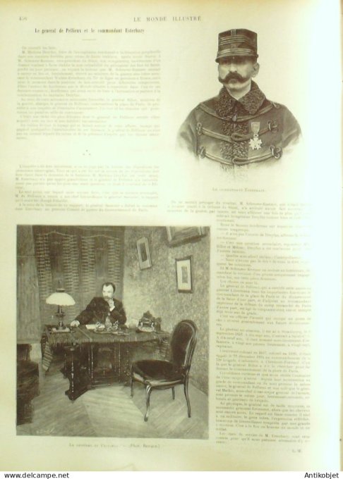 Le Monde illustré 1897 n°2124 Rep.Tchèque Prague Gare Invalides Esterhazy Expo 1900