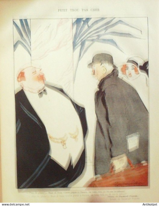 Le Rire 1924-08- 2Le turf # 287 Journal humoristique Ed.Originale Profane tirea l'arc