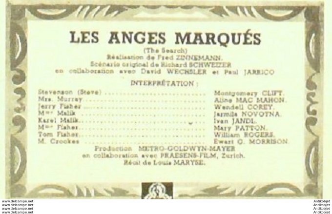 Les Anges marqués Ivan Jandl Mary Patton William Rogers