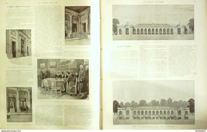 Le Monde illustré 1897 n°2124 Rep.Tchèque Prague Gare Invalides Esterhazy Expo 1900