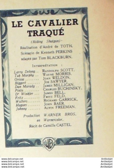 Mon Film 516 56-07-11 Le cavalier traque Randolph Joan Weldon