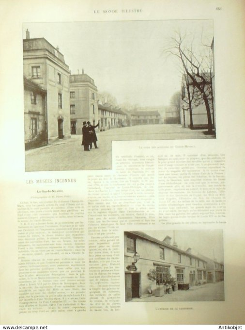 Le Monde illustré 1897 n°2124 Rep.Tchèque Prague Gare Invalides Esterhazy Expo 1900