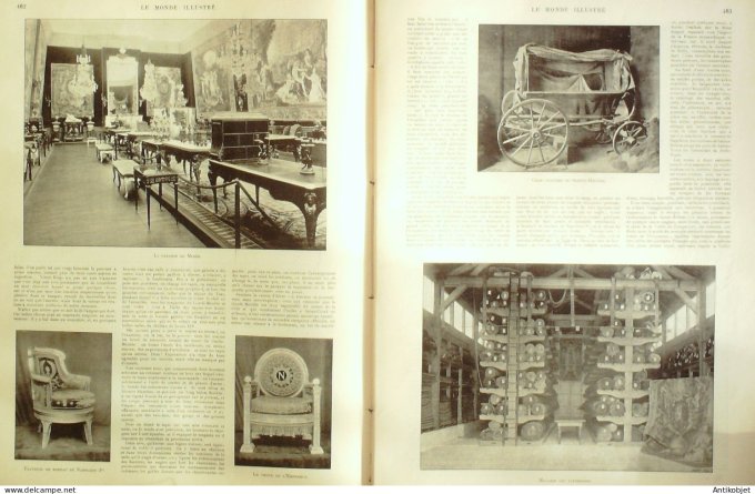 Le Monde illustré 1897 n°2124 Rep.Tchèque Prague Gare Invalides Esterhazy Expo 1900