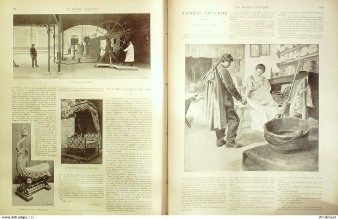 Le Monde illustré 1897 n°2124 Rep.Tchèque Prague Gare Invalides Esterhazy Expo 1900