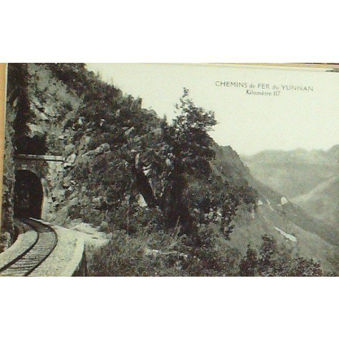 Cpa Chine Yunnan Chemins De Fer 1912