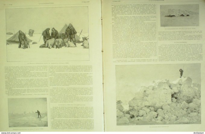 L'illustration 1897 n°2822 Grèce Ligaria Melona Spaniaki Kakodichi Norvège Hummock Nansen