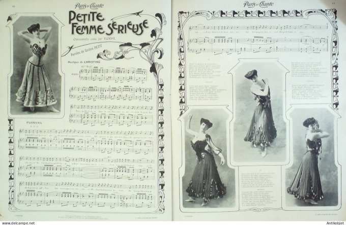 Paris qui chante 1904 #98 Lavallière Brasseur Marsyck Gaston Petit Clovis Florval