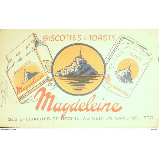 Buvard MAGDELEINE Biscotte