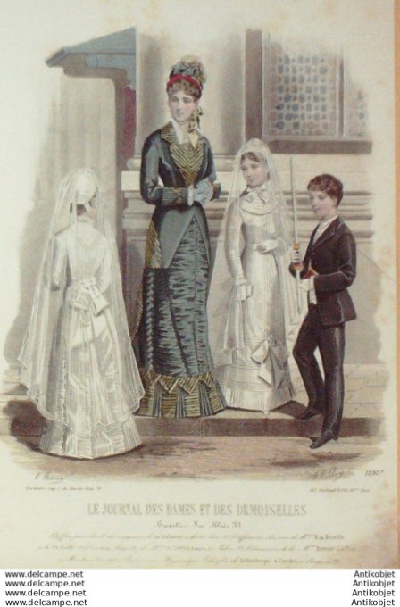 Journal des Dames Demoiselles 1878 # 1590 (Maison Scabieuse)
