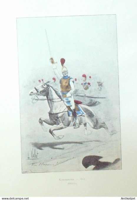 Carabinier en 1812 signé Louis Vallet