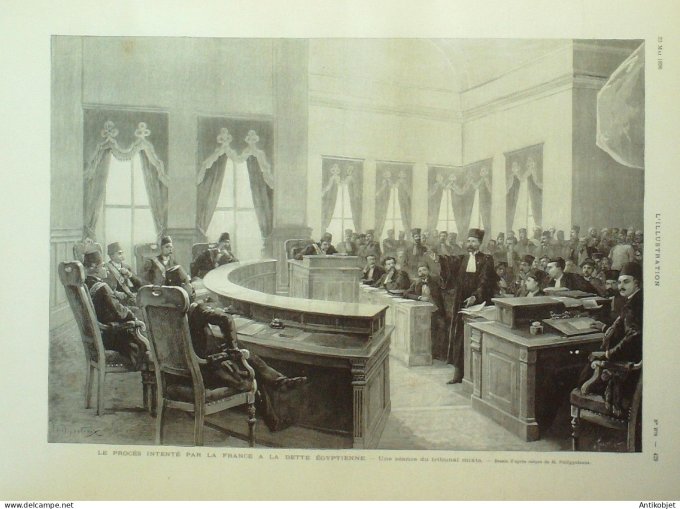 L'illustration 1896 n°2778 Russie Moscou Tsar couronnement Necropole de Cervetri