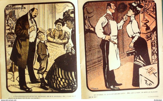 L'Assiette au beurre 1906 # 295 Les classes dirigeantes Malteste