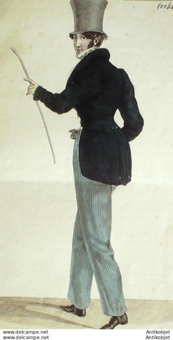 Costume Parisien 1824 # 2244 Habit vestehomme  de drap pantalon