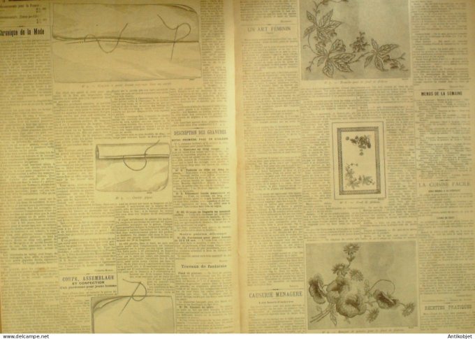 La Mode du Petit journal 1898 n°47 Costume tailleur & Toilettes de ville