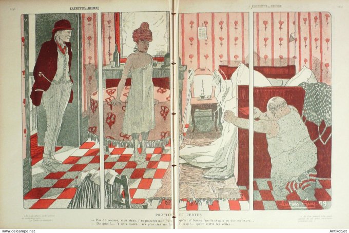 L'Assiette au beurre 1909 n°436 Caisse et Cœur Guy Lucien