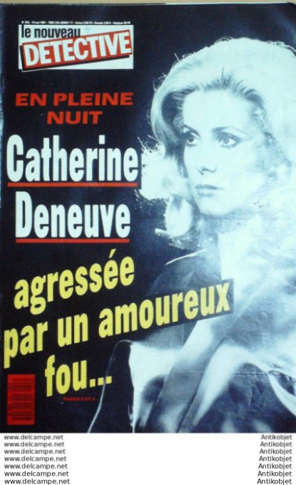 Détective 1987 # 243 Nantes Le Bourget Sisteron Klaus Barbie Paris 12