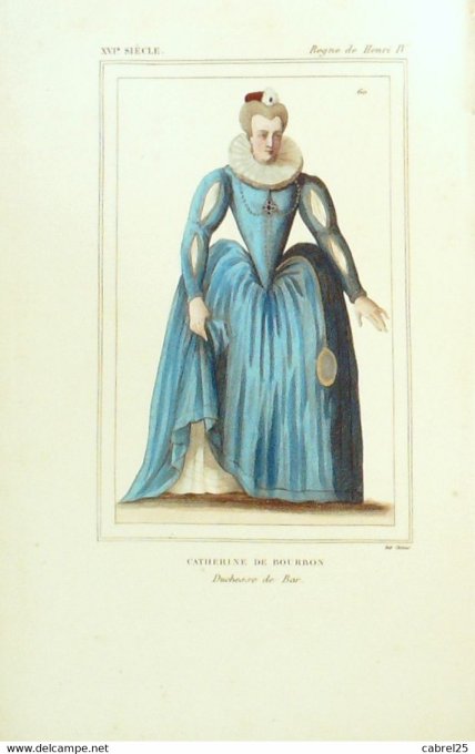 De Bourbon Catherine Duchesse De Bar 16ème