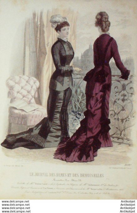 Journal des Dames Demoiselles 1878 # 1593 (Maison Bréant-Castel)