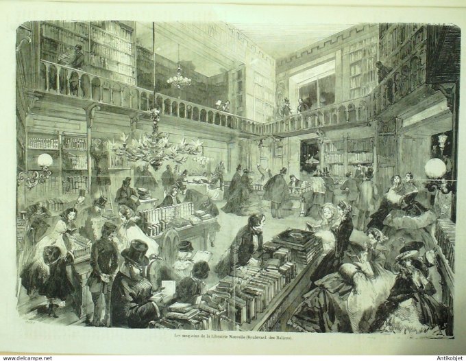 Le Monde illustré 1857 n° 37 Saint-Denis (93) Andlau Spesbourg (67) Havre (76)