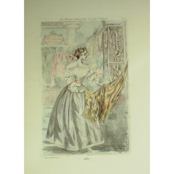 Mode Féminine époque 1837 (H.Boutet)