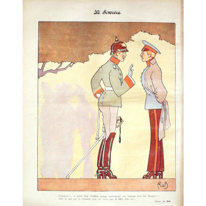 Le Sourire 1911 n°037 VAN GOELFINN BERNARD HEMARD BURRET NAM HERMANN