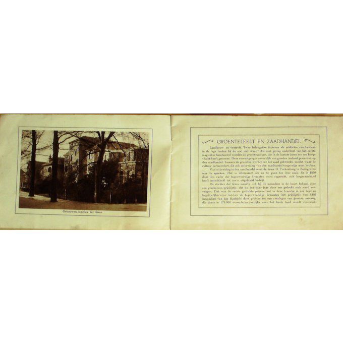 Catalogue BODEGRAVEN AGRICOLE HOLLANDE 1913