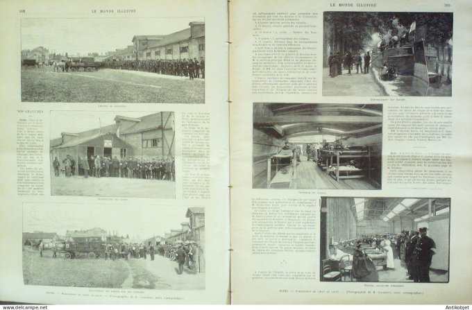 Le Monde illustré 1894 n°1941 Reims (51) Algérie Sidi-Ocba Brésil Rio Grande