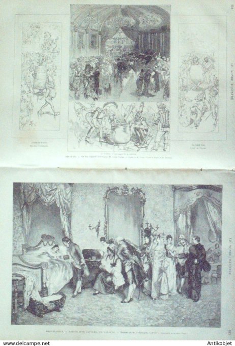 Le Monde illustré 1877 n°1044 Turquie Constantinople Amiens (80) Russie Smolna Bulgarie