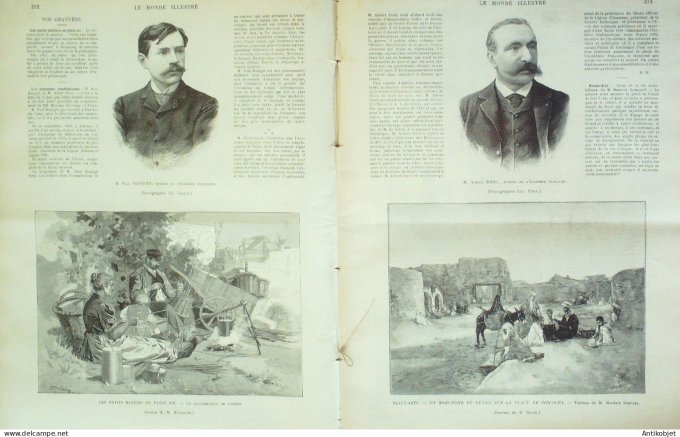 Le Monde illustré 1894 n°1941 Reims (51) Algérie Sidi-Ocba Brésil Rio Grande
